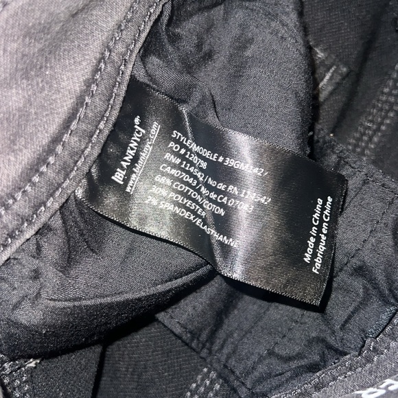 BlankNYC Wooster jeans. Black washed. NWT - Picture 5 of 5